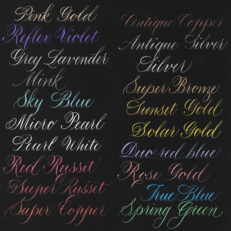 Pearl Ex Pigments Color Chart