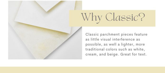 Pergamena Parchment Goatskin, Classic Prepared
